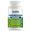 Aktiivne eluviis 4X Magneesiumilisand, magneesiumglütsinaat, tauraat, malaat, orotaadi kompleks, rahulik uni, GMO-vaba, gluteenivaba, sojavaba, piimavaba, Lab testitud, valmistatud USA-s