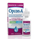 Opcon-A Allergia silmatilgad Bausch + Lomb, sügelus ja punetus leevendamiseks, punased ja sügelevad silmad Antihistamiini silmatilk, kliiniliselt tõestatud ravi, 0,5 Fl Oz