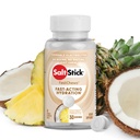 SaltStick Electrolyte FastChews - 60 kookospähkli ananassi närimiselektrolüüte - soolatabletid jooksmiseks ja hüdreerimiseks, elektrolüüte närimised - 60 loend