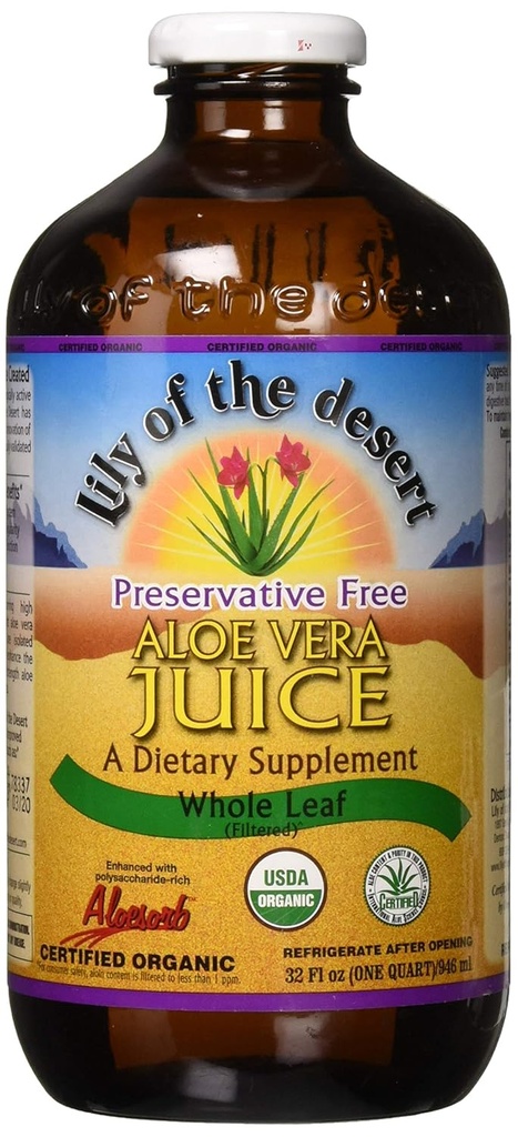 Lily of the Desert PF Terve leht Aloe Vera mahl, 32 Vedelik Ounce