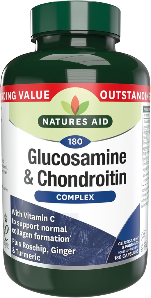Glükoosamiin 500 mg ja kondroitiin 100 mg kompleks 180 Vcap