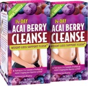 Applied Nutrition 14-Day Acai Berry Cleanse - 56 tabletti, pakendis 2 - kaalulangus toetust Flush + piimaohakas - 56 Kokku Servings