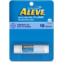 Aleve tabletid koos Naproxen Naatrium 220mg MSPVA valu leevendaja, 10 loend