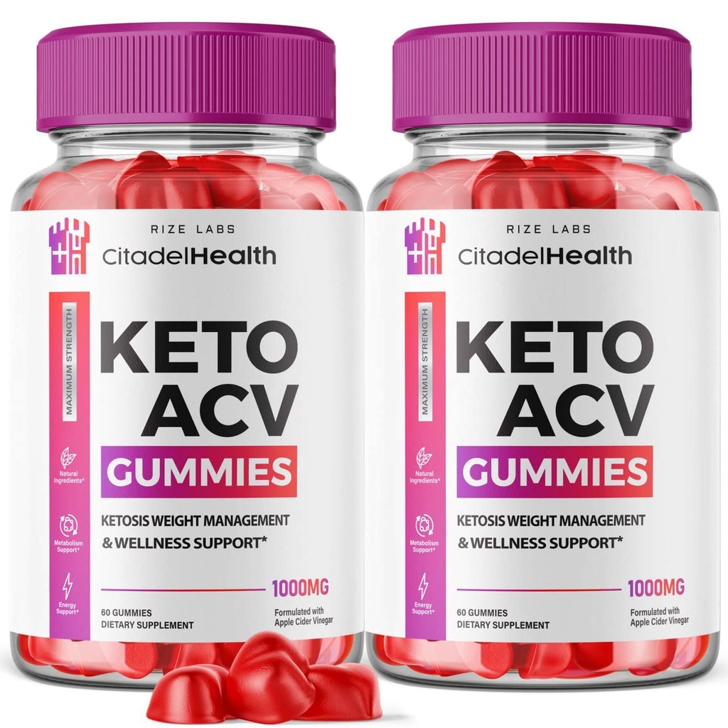 (2 Pack) Citadel Health Keto Gummies - Citadel Health Keto ACV Gummies for Advanced Weight Loss Body Boost Keto Gummies with Apple Siider Äädikas Supplement Belly Fat (120 Gummies)