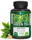 Potent Garden Green Tea Extract EGCG Natural Energy, vaimne fookus, immuunsüsteemi tugi, antioksüdant ja terve südame valem, Non-GMO 120 Green Tee ekstrakt kapslid
