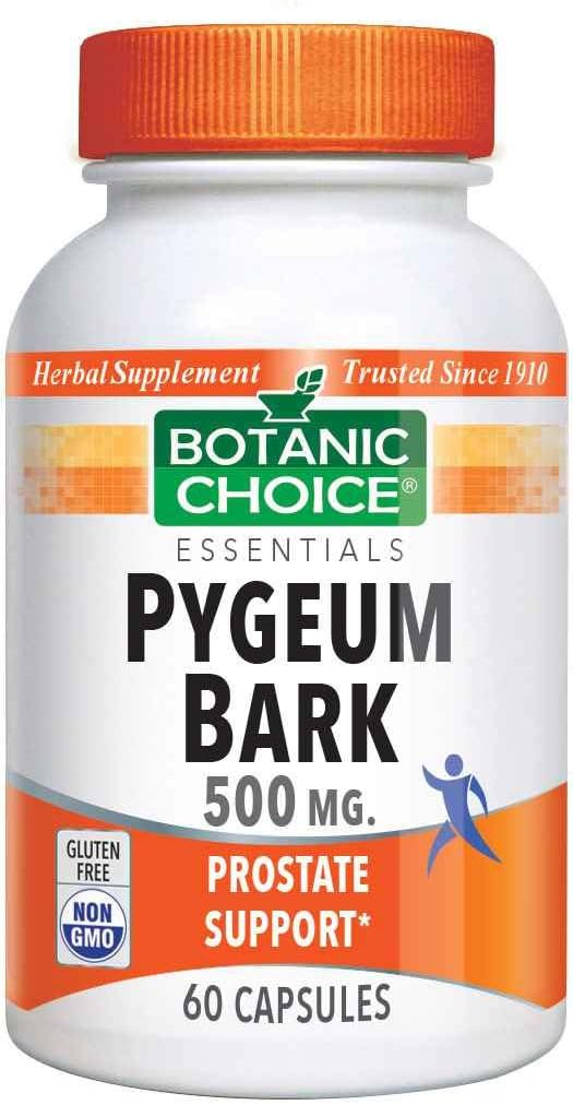 Botaaniline valik Pygeum Bark 500 mg , 60 kapslit