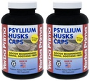 Yerba Prima Psyllium Husk kapslid - 180 kapslit (pakk 2) - Kergesti neelatav kiudainelisand - Colon Cleanse - Soolestiku tervis - Non-GMO Gluten Free