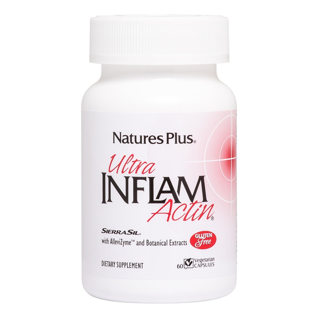 Natures Plus Ultra - looduslik täiendus kurkumi, bromelaini, MSM-i, Boswellia ja ingveriga - 60 taimset kapslit (30 serveerimist)