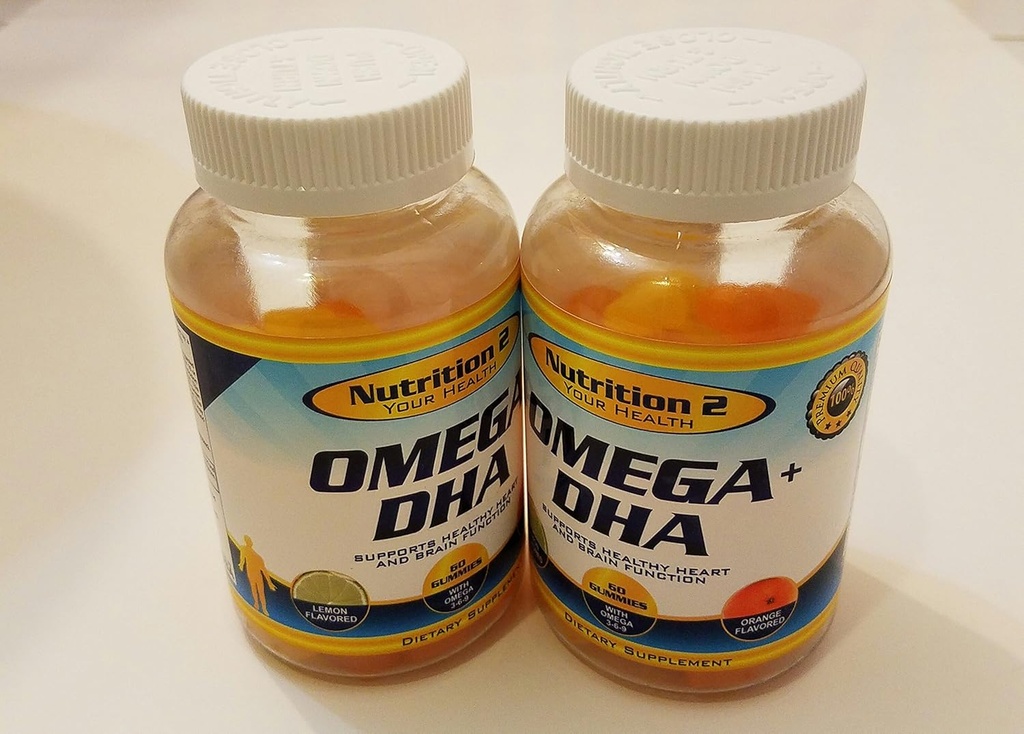Omega Plus DHA olulised rasvhapped - puhtad oomega 3 rasvhapped - Chia Oil + DHA - Gummies - Teen, Mehed, Naised EFA Ja DHA täiendused