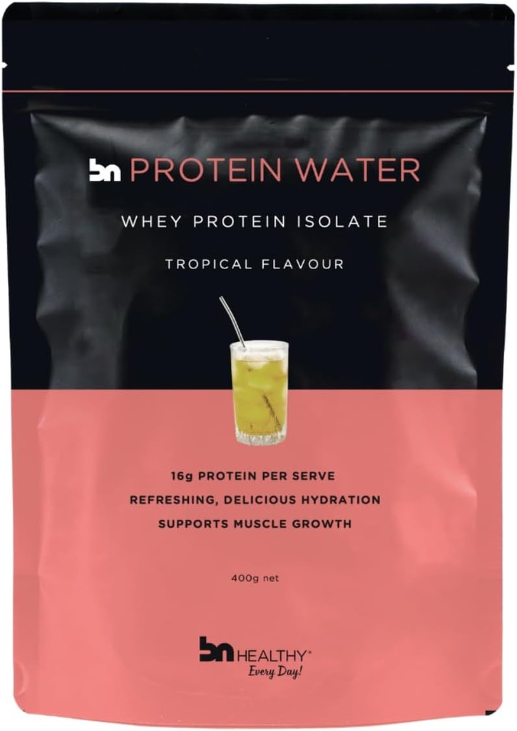 BNHealthy Delicious Whey Protein Pulber - Troopiline - Premium Vadak isolaat kõrgeima valgusisalduse jaoks - suhkruvaba valem kehakaalu reguleerimiseks