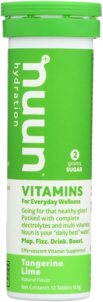 Nuun Vitamiinid: Tangeriin Lume Päevane hüdratatsioonilisa (3 Tubs 12 Tabs)3
