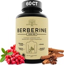 Berberine Supplement, Berberine 1200 Mg - Berberine HCL & Ceyloni kaneel naistele ja meestele - Berberine kapslid toetavad tervislikku immuunsüsteemi ja kehakaalu juhtimist