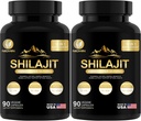 35450MG Pure Shilajit Supplement - Himaalaja orgaaniline Shilajit meestele ja naistele Maksimaalne potentsi Shilajit täiustatud energia ja immuunsuse toetamiseks 180 Veggie kapslit