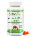 BariSlim Bariatric Vitamiin D-3 Kummid - Spetsiaalselt Formuleeritud Kummi Vitamiin Patsientidele Pärast Kaalulangus Operatsiooni - Kergesti Seeditav Ja Suur Maitsestatud Puuviljamaitsed | 90 Puuviljamaitsed