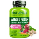 NATURELO Terve toit Multivitamiin naistele - vitamiinide, mineraalide ja orgaaniliste ekstraktidega - energia ja südame tervise täiendus - Non GMO - 120 vegankapslit