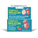 MYLICON Laste Tummy Relief lastele, 24 kirsi maitsestatud närimistabletti