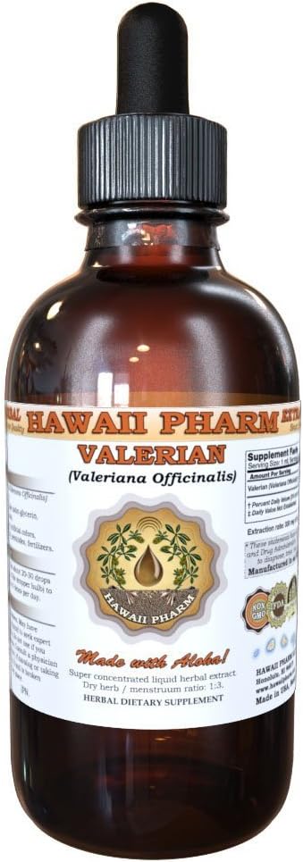 HawaiiPharm Valerian (Valeriana Officinalis) Juurvedelik Ekstrakt 2 fl.oz