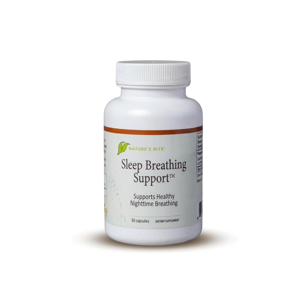 Nature's Rite Sleep Breathing Support - looduslik abi parema une, hingamise parandamiseks, 30 kapslit, looduslikud taimsed koostisosad, valmistatud USA-s