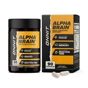 ONNIT Alfa Aju Nootroopne Aju Täiendus Keskendumiseks, Mälu, Vaimne Selgus, Kognitiivne Tugi L-Theanine ja Vitamiin B6, 90 Loe