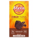 Metamucil Fiber Thins, Psyllium Husk Fiber Supplement, Seedetrakti Tervis ja Rahuldav Nälg, Chocolate Maitsestatud, 12 Servings