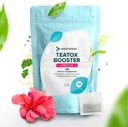 VoomVaya TeaTox Booster Senna tee - 14-päevane Detox tee puhumiseks, Detox Cleanse, Mood Boost - Hibiscus Flavor