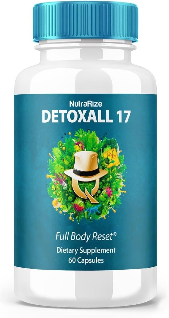 DetoxAll 17 - DetoxAll 17 Full Body Reset, DetoxAll17 toidulisand üldise tervise ja heaolu jaoks, maksimaalne tugevus kõik looduslikud pillid energia suurendamiseks, Detox Kõik 17 kommentaare (60 kapslit)