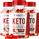 LIVORKA (3 Pack) TrimNova Keto ACV Gummies, TrimNova Gummies, TrimNova Keto ACV Gummies, Trimnova, TrimNova Keto Formula, TrimNova Keto ACV Gummies 1050MG, 180 Gummies 3 kuud.