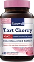Bonawell Tart Cherry 60: 1 Ekstrakt, 30000mg Tugevus, valmistatud Montmorency Tart Cherries, võimas kusihappe puhastamine, 8 kuu varu, 240 kapslit