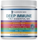 Ultimate Defense Immunity Vitamiinid täiskasvanutele ja lastele - Immuunkaitse kapslid Elderberry, C-vitamiin, Echinacea, küüslauk, Panax ženšenn ja tsink - 120 kapslit (8,8 Oz pulber)