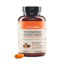 NatureWise Turmeric Curcumin 500mg koos Black Pepper Softgels - ekstra tugevus, tõhustatud imendumine - 95% kurkuminoidid ja bioperiin immuunsüsteemi toetuseks - Gluteenivaba, mitte-GMO - 90 Count[3-kuu pakkumine]