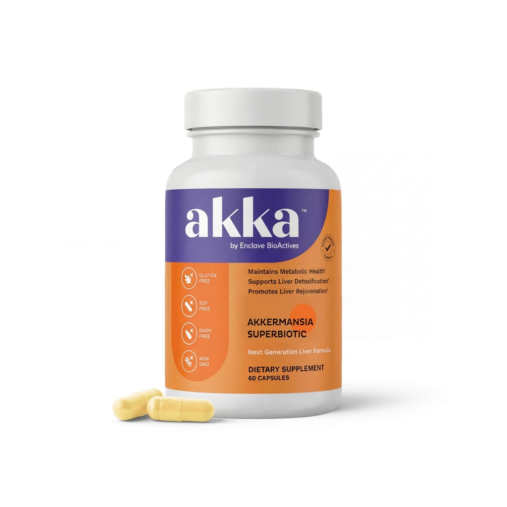 AKKA Premium Maks Puhasta Detox & Remont Superbiootikum: Maksa Detox, Regenereerimine & Restaureerimine Maksatoetus Täiendus Biosaadava Pastöriseeritud Akkermansia | Vitaalsus | Metabolism | Immuunsus
