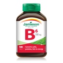 Jamieson Vitamiin B6 (püridoksiin) 100 mg, 100 tabletti