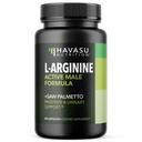 L-arginiin 500mg ja Saw Palmetto 500mg - lämmastikoksiidi ja eesnäärme tervise toidulisandid meestele - 60 loend - vastupidavus ja kuseteede funktsiooni tugi - 1 kuu pakkumine - vegan, mitte-GMO kapslid