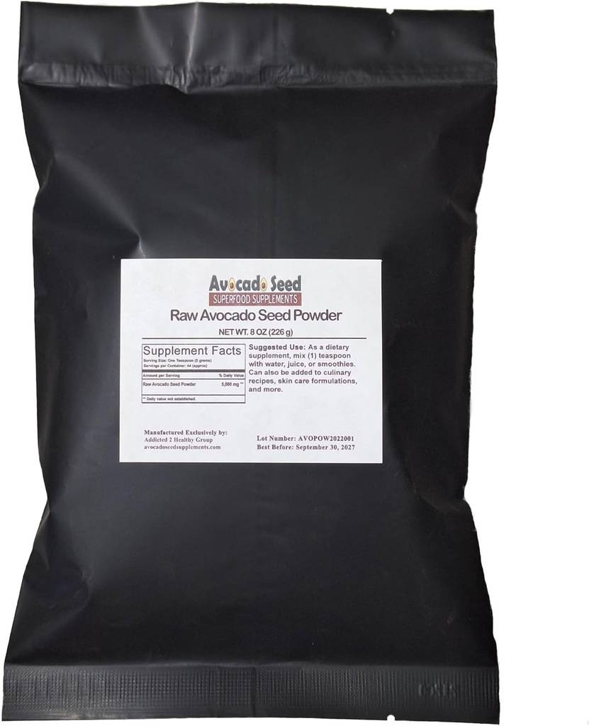Toores Avokaado Seemnegraanulid 8 Ounces - Antioksüdandid, Fiber, Kolesterool, Südame Tervis, Nahahooldus-Tehtud USA-Original Tootja
