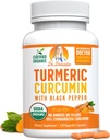 Orgaaniline kurkumiin musta pipar ekstrakt 2000mg - kõrge imendumine Ultra potentsi täiendus - 95% kurkuminoidid - vegan, non GMO ühiseks toetuseks - 120 kapslit