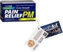 Health A2Z, Extra Strength Pain Relief PM, 24 tabletti, võrreldes Tylenol PM Active Koostisosa