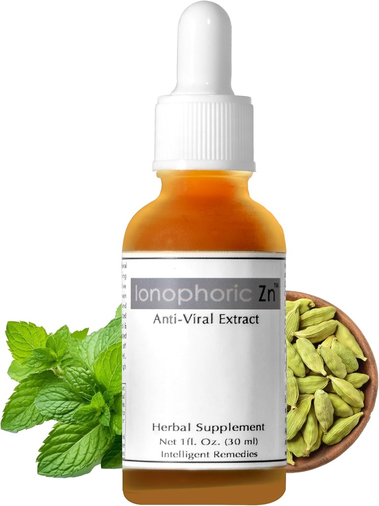 Tsink Immune Support Supplement - Anti Viral Supplement kurkum, roheline tee ja kaneel - Taimne täiendus EKGC, Kiniini ja Quercetin tsink - Ionofooriline Zn, 30 ml