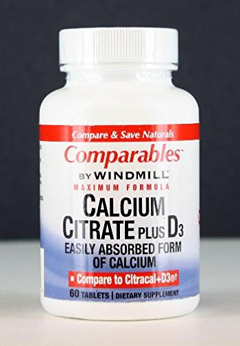 Tuuleveski Kaltsiumtsitraat Plus D-vitamiini tabletid - 60 Ea
