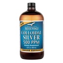 Natural Path Silver Wings Colloidal Silver 500ppm (2500mcg) Immune Support Supplement 32 fl. oz.