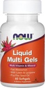 Nüüd toidud Vedel Multi Softgels 60 Sgels