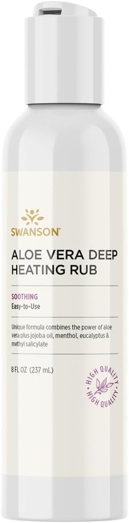 Swanson Aloe Vera Sügavkuumenemine Rub 8 fl Ounce (237 ml) geel