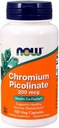 NOW kroompikolinaat 200mcg, 100 kapslit (2 pakendis)