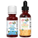 MaryRuth Organics Imiku täppisprobiootikumid Colic & Vitamiin D3 tilgad | USDA orgaaniline, puhas märgise projekt kontrollitud® | Vitamiinid immuunsuse toetamiseks ja üldiseks heaoluks | Vegan, mitte-GMO, gluteenivaba