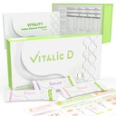 Vitalic D, 3-Day Cleanse Program & Gut Health Support | Taimepõhine Detox Powder Drink for Seedetrakti lähtestamine, kerge tunne & Daily Wellness | Apple Maitse