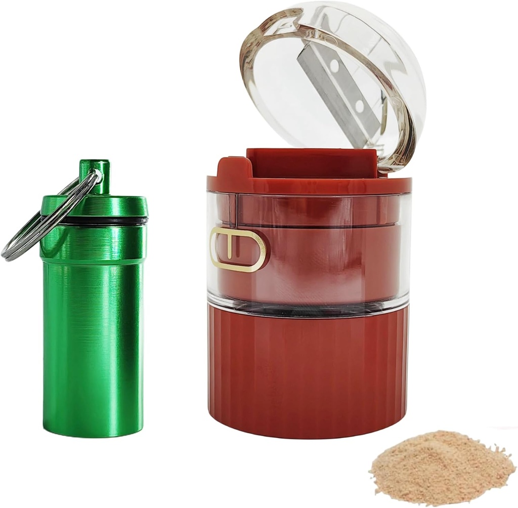 Premium Pill Crusher lõikamine ja jahvatamine Fine Powder Ideaalne ravimitele Lemmikloomad Lihtne kasutada Smasher koos eemaldatav Cup Ideaalne Pastillas Ravimid Tõhus Moledor Daily Medicine Management