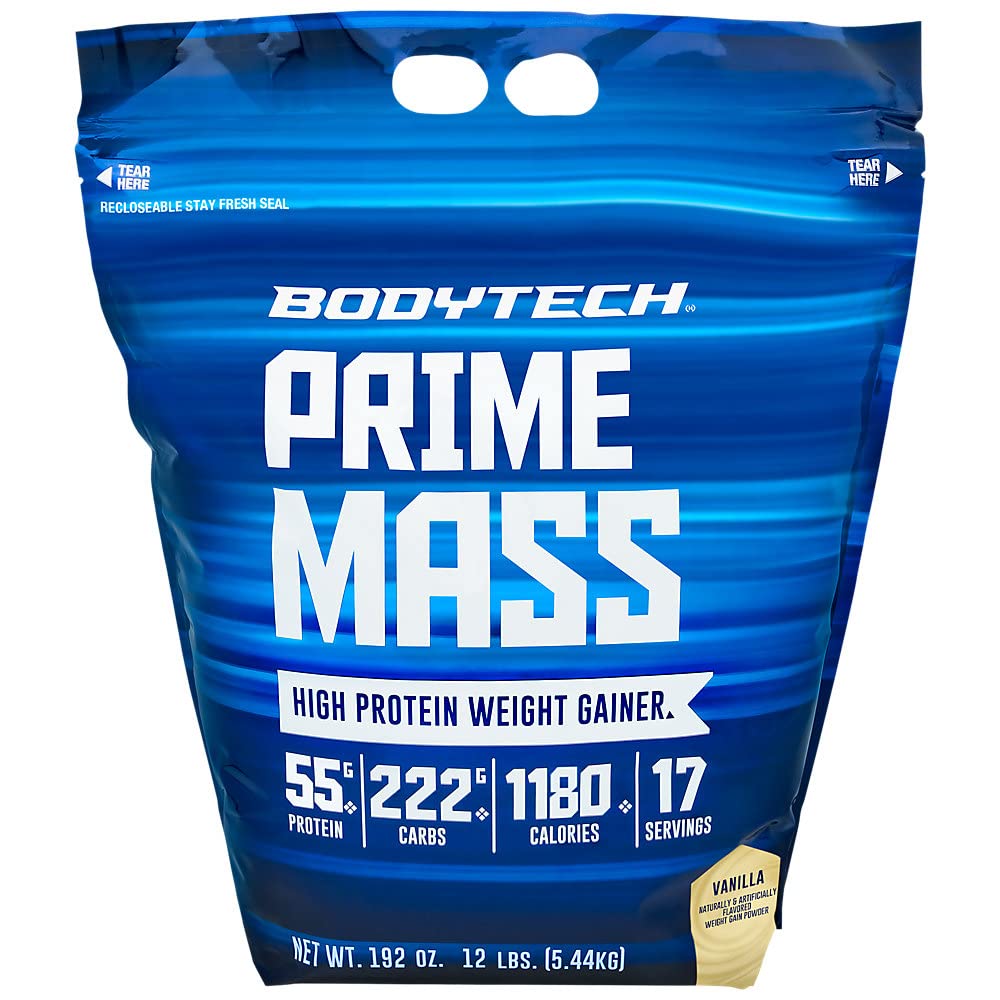 BODYTECH Prime Mass - Vanilla (12 lbs. / 17 Servings)