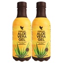 Forever Living - Forever Aloe Vera Gel - 99,7% Puhas sisemine leht Aloe Vera mahl - säilitusainevaba - 33,8 fl oz (pakk 2)