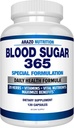 Arazo Nutrition Blood Sugar 365 täiendus - toetab tervislikku energiataset - 120 taimset pilli - 60 päeva pakkumine