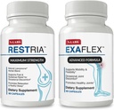 N-Labs Joint Support & Sleep Aid Combo - ExaFlex koos Boswellia Extract ja Bromelain ühine tugi + Restria Lanconone Taimne segu ja Sleep valem öösel lõõgastumiseks
