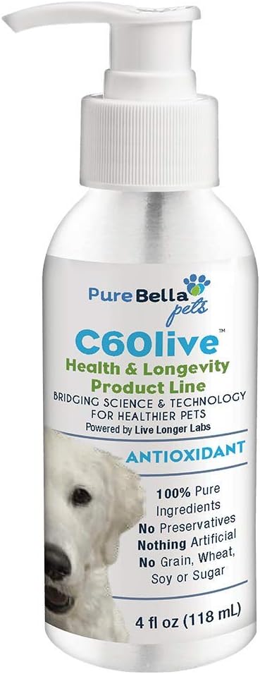 Puhas Bella Lemmikloomad C60 Antioksüdant suurtele tõukoertele 4oz